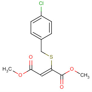 61958-02-9  2-Butenedioic acid, 2-[[(4-chlorophenyl)methyl]thio]-, dimethyl ester, (Z)-