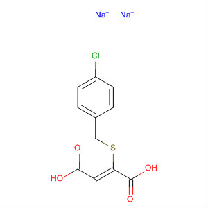 61958-08-5  2-Butenedioic acid, 2-[[(4-chlorophenyl)methyl]thio]-, disodium salt, (Z)-