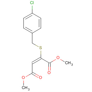 61958-14-3  2-Butenedioic acid, 2-[[(4-chlorophenyl)methyl]thio]-, dimethyl ester,(E)-