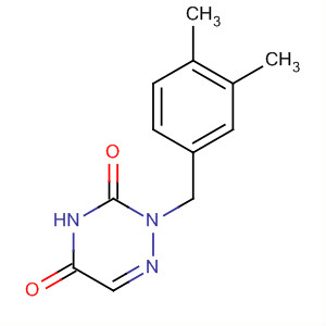 61958-93-8  1,2,4-Triazine-3,5(2H,4H)-dione, 2-[(3,4-dimethylphenyl)methyl]-