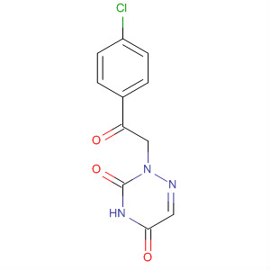 61959-07-7  1,2,4-Triazine-3,5(2H,4H)-dione, 2-[2-(4-chlorophenyl)-2-oxoethyl]-