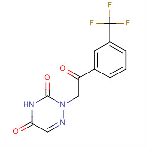 61959-09-9  1,2,4-Triazine-3,5(2H,4H)-dione,2-[2-oxo-2-[3-(trifluoromethyl)phenyl]ethyl]-