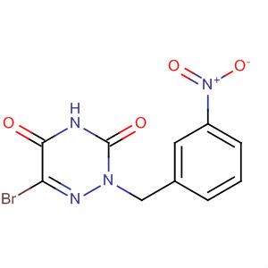 61959-21-5  1,2,4-Triazine-3,5(2H,4H)-dione, 6-bromo-2-[(3-nitrophenyl)methyl]-