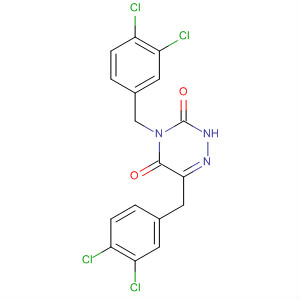 61959-27-1  1,2,4-Triazine-3,5(2H,4H)-dione, 4,6-bis[(3,4-dichlorophenyl)methyl]-