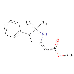 61961-71-5  Acetic acid, (5,5-dimethyl-4-phenyl-2-pyrrolidinylidene)-, methyl ester