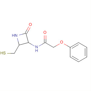 61965-12-6  Acetamide, N-[2-(mercaptomethyl)-4-oxo-3-azetidinyl]-2-phenoxy-, cis-