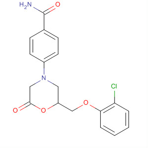 61974-80-9  Benzamide, 4-[2-[(2-chlorophenoxy)methyl]-6-oxo-4-morpholinyl]-