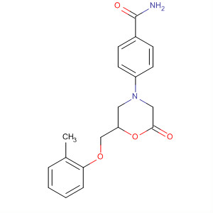 61974-88-7  Benzamide, 4-[2-[(2-methylphenoxy)methyl]-6-oxo-4-morpholinyl]-