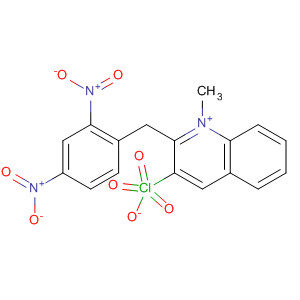 61976-75-8  Quinolinium, 2-[(2,4-dinitrophenyl)methyl]-1-methyl-, perchlorate