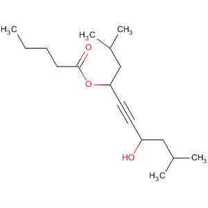 61978-89-0  Pentanoic acid, 4-hydroxy-6-methyl-1-(2-methylpropyl)-2-heptynyl ester
