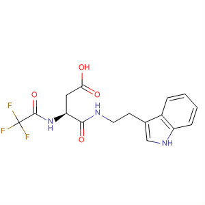 61980-59-4  Butanoic acid,4-[[2-(1H-indol-3-yl)ethyl]amino]-4-oxo-3-[(trifluoroacetyl)amino]-, (S)-