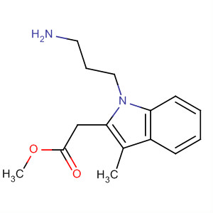 61985-46-4  1H-Indole-2-acetic acid, 1-(3-aminopropyl)-3-methyl-, methyl ester