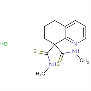62000-32-2  8,8(5H)-Quinolinedicarbothioamide, 6,7-dihydro-N,N'-dimethyl-,monohydrochloride