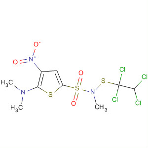 62019-11-8  2-Thiophenesulfonamide,5-(dimethylamino)-N-methyl-4-nitro-N-[(1,1,2,2-tetrachloroethyl)thio]-