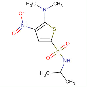 62019-18-5  2-Thiophenesulfonamide, 5-(dimethylamino)-N-(1-methylethyl)-4-nitro-