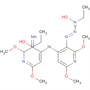 62022-39-3  Nickel, bis[3-(3-ethyl-3-hydroxy-1-triazenyl)-2,6-dimethoxypyridine]-