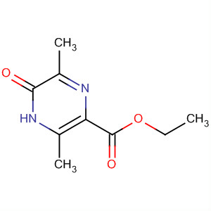 62025-75-6  Pyrazinecarboxylic acid, 4,5-dihydro-3,6-dimethyl-5-oxo-, ethyl ester