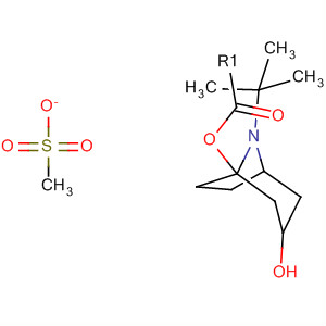 62028-32-4  8-Azabicyclo[3.2.1]octan-3-ol, 8-(1,1-dimethylethyl)-, methanesulfonate(ester), endo-