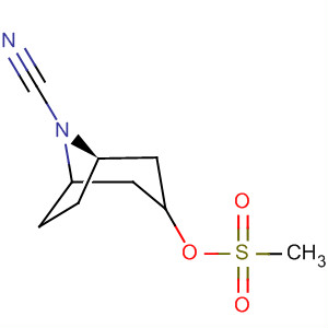 62028-35-7  8-Azabicyclo[3.2.1]octane-8-carbonitrile, 3-[(methylsulfonyl)oxy]-, endo-