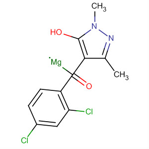 62030-94-8  Methanone,(2,4-dichlorophenyl)(5-hydroxy-1,3-dimethyl-1H-pyrazol-4-yl)-,magnesium salt