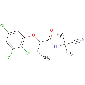 62047-33-0  Butanamide, N-(1-cyano-1-methylethyl)-2-(2,3,5-trichlorophenoxy)-