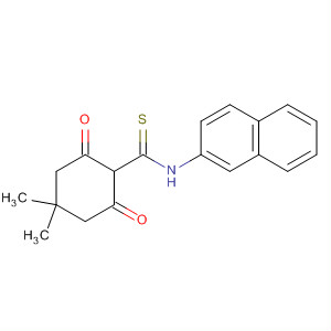 62049-99-4  Cyclohexanecarbothioamide, 4,4-dimethyl-N-2-naphthalenyl-2,6-dioxo-