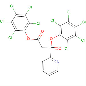 62050-19-5  Propanedioic acid, 3-pyridinyl-, bis(pentachlorophenyl) ester