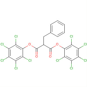 62050-24-2  Propanedioic acid, (phenylmethyl)-, bis(pentachlorophenyl) ester