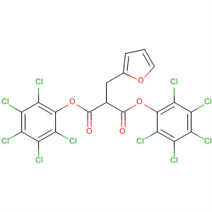 62050-25-3  Propanedioic acid, (2-furanylmethyl)-, bis(pentachlorophenyl) ester