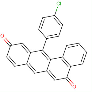 62051-44-9  Benz[a]anthracene-7,12-dione, 5-(4-chlorophenyl)-