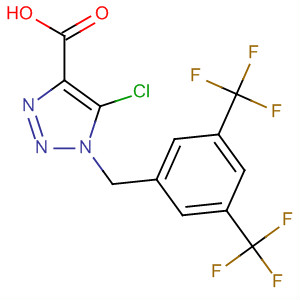 620534-11-4  1H-1,2,3-Triazole-4-carboxylic acid,1-[[3,5-bis(trifluoromethyl)phenyl]methyl]-5-chloro-