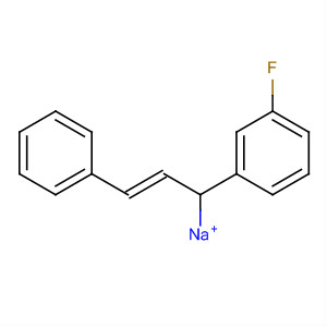 62055-99-6  Sodium, [1-(3-fluorophenyl)-3-phenyl-2-propenyl]-, (E)-