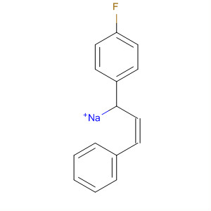 62056-06-8  Sodium, [1-(4-fluorophenyl)-3-phenyl-2-propenyl]-, (Z)-