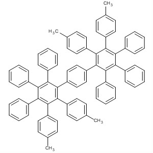 62063-73-4  1,1':2',1'':4'',1''':2''',1''''-Quinquephenyl,4,4''''-dimethyl-3''',6'-bis(4-methylphenyl)-3',4',4''',5',5''',6'''-hexaphenyl-