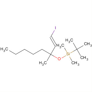 62065-59-2  Silane,(1,1-dimethylethyl)[[1-(2-iodoethenyl)-1-methylhexyl]oxy]dimethyl-, (E)-
