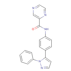 62089-25-2  Pyrazinecarboxamide, N-[4-(1-phenyl-1H-pyrazol-5-yl)phenyl]-