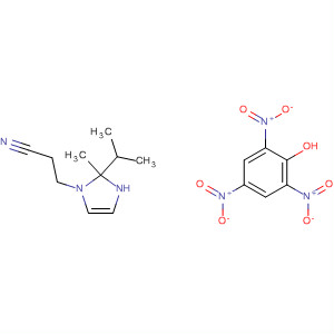 62093-16-7  1H-Imidazole-1-propanenitrile, b-methyl-2-(1-methylethyl)-, compd. with2,4,6-trinitrophenol (1:1)