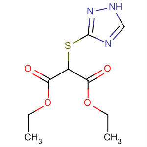 61631-36-5  Propanedioic acid, (1H-1,2,4-triazol-3-ylthio)-, diethyl ester