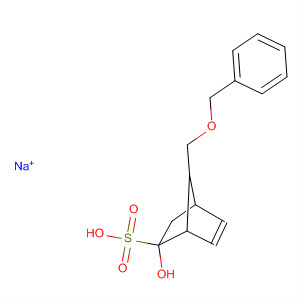 61632-99-3  Bicyclo[2.2.1]hept-5-ene-2-sulfonic acid,2-hydroxy-7-[(phenylmethoxy)methyl]-, monosodium salt