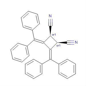 61638-18-4  1,2-Cyclobutanedicarbonitrile, 3,4-bis(diphenylmethylene)-, cis-