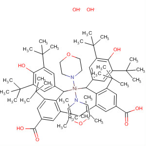61642-00-0  Nickel, bis[4-carboxy-2,6-bis(1,1-dimethylethyl)phenyl3,5-bis(1,1-dimethylethyl)-4-hydroxybenzoato]bis(morpholine)-