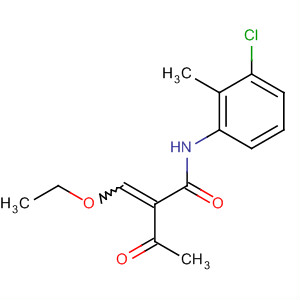 61643-67-2  Butanamide, N-(3-chloro-2-methylphenyl)-2-(ethoxymethylene)-3-oxo-