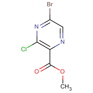 61655-82-1  Pyrazinecarboxylic acid, 5-bromo-3-chloro-, methyl ester