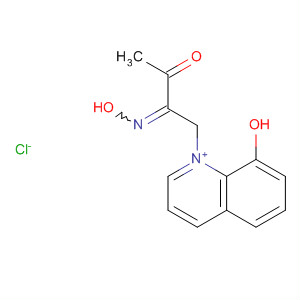 61655-87-6  Quinolinium, 8-hydroxy-1-[2-(hydroxyimino)-3-oxobutyl]-, chloride
