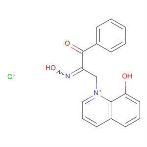 61655-93-4  Quinolinium, 8-hydroxy-1-[2-(hydroxyimino)-3-oxo-3-phenylpropyl]-,chloride