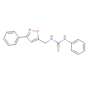 61656-45-9  Thiourea, N-phenyl-N'-[(3-phenyl-5-isoxazolyl)methyl]-