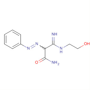 61667-05-8  Propanamide, 3-[(2-hydroxyethyl)amino]-3-imino-2-(phenylazo)-
