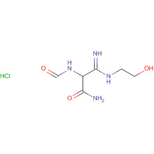 61667-23-0  Propanamide, 2-(formylamino)-3-[(2-hydroxyethyl)amino]-3-imino-,monohydrochloride