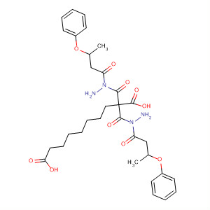 61671-32-7  Decanedioic acid, bis[2-(1-oxo-3-phenoxybutyl)hydrazide]