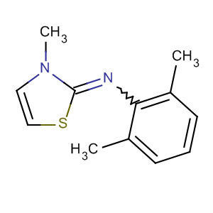 61676-90-2  Benzenamine, 2,6-dimethyl-N-(3-methyl-2(3H)-thiazolylidene)-